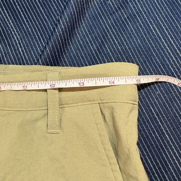 Adidas Khaki Shorts Mens L Golf Athletic Stretch Performance Outdoor Core - Picture 7 of 9